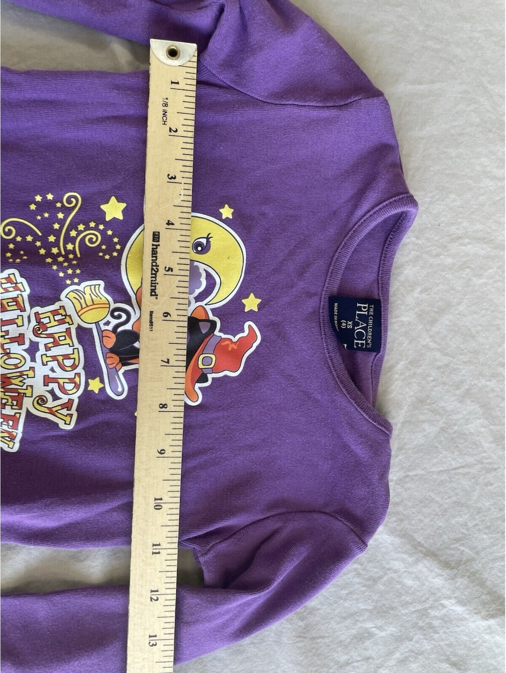 Vintage Children’s Place Kids Shirt Happy Halloween Size XS 4 Years - Picture 4 of 5